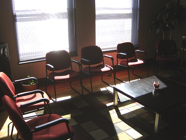 Meeting area for group sessions