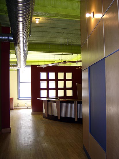 Office entry that creates an impression