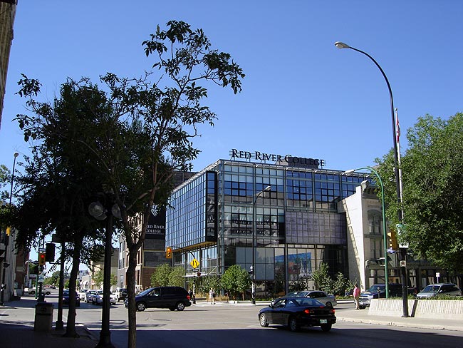 View of Red River College outside property